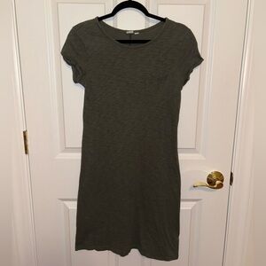 GAP Green Pocket T-Shirt Dress
